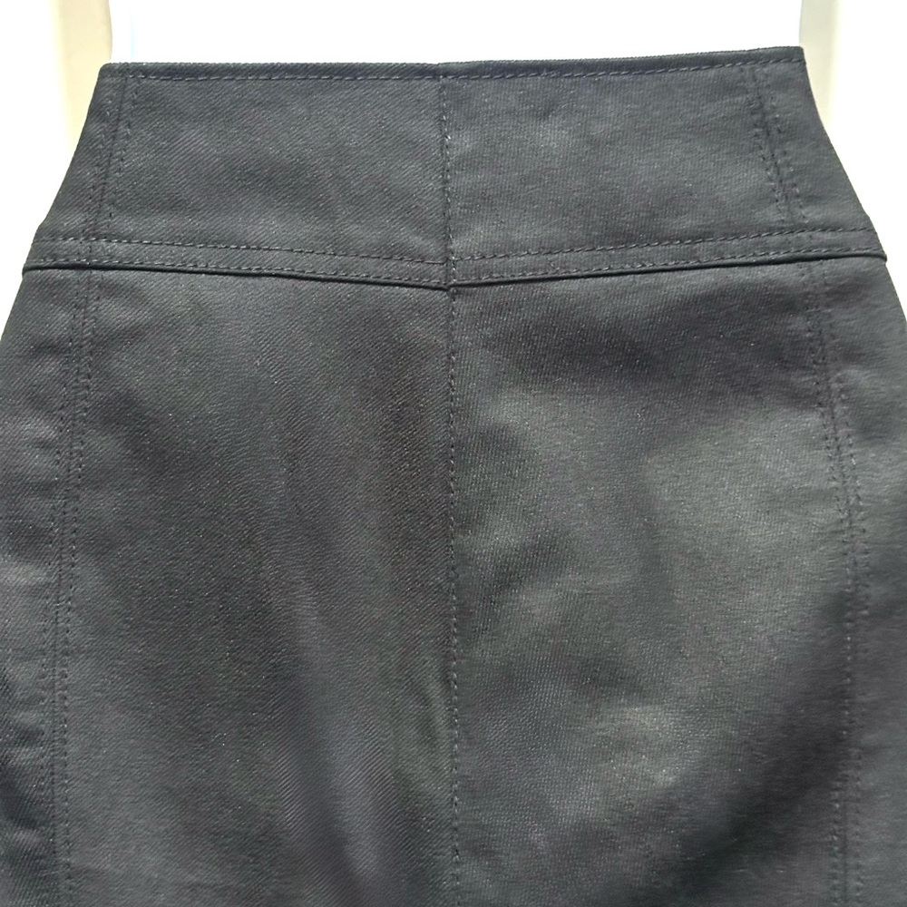 NWT Cinq à Sept Loren Stretch Cropped Flare  Zip Cotton Denim Pant Black Size 14 - Picture 5 of 13